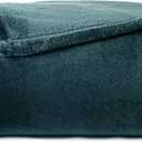 Casual Living King/Cali King Fleece Blanket Fluffy Soft Warm Cozy Bed Blankets for Bedroom Decor Plush Thick Fuzzy Oversized Big Flannel Throw for Bed Chair or Outdoor, 108-inch x 90-inch, Dark Green