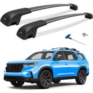 300lbs Roof Rack Cross Bars Compatible with Honda Pilot 2023-2026 Sport TrailSport Touring Elite (Not for LX & EX-L), Aluminum Roof Rails Crossbars Rooftop Cargo Carrier Luggage Rails