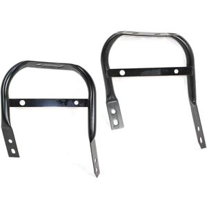 For Dodge Ram 1500 Bumper Bracket 1999 2000 2001 Outer Driver and Passenger Side Pair/Set Front | w/Sport Package | Old Body Style | CH1066136 + CH1067136 | 55077015AB + 55077014AB