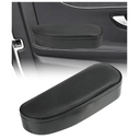 Armrest Cushion,Car Accessories Arm Rest Pads,Auto Side Door Armrest Pillow Relieve Driver Arm Fatigue,Soft Aoto Armrest Pillow with Storage Box,Suitable for Most Cars,Trucks,SUVs,RVs (Black)