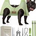 Loesuona Dog Grooming Hammock – for Dogs Cat Grooming Hammock,Dog Sling for Nail Trimming with Dog Nail Clippers for Small Dogs,Dog Hammock for Nail Trim,Dog Hanging Harness for Nail Trimming, Size M