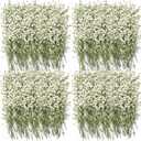 Lasnten 200 Pcs Mini Dried Babys Breath Pressed White Flowers Bulk Real Natural Flat Gypsophila Baby's Breath for Wedding Invitations Card Making Bookmark Candle Resin Art Craft DIY Home Party Decor