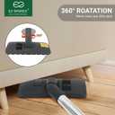 EZ SPARES Universal Vacuum Cleaner Floor Brush Attachment,Compatible with Most Brand,Hoover, Eureka, Rainbow,Shop VAC,Nozzle Tool, 2-in-1 for Hard Floor&Carpet (With An Adapter and Mini Clean Brush)