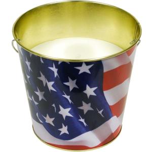 1412122 Americana 16-Ounce Citronella USA Flag Bucket