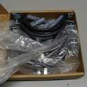 6 Pcs 4.4-4.6 Inch Split Ring Pipe Hanger, 113-118mm Heavy Duty Adjustable Pipe Bracket Clamp with Screw & Expansion Tube, Wall Ceiling Mount Combination Thread M8/M10 Metal Pipe Clamps