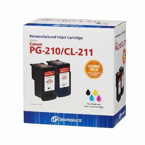 Data Products Remanufactured Inkjet Cartridges Canon PG-210/CL-211 Combo Pack