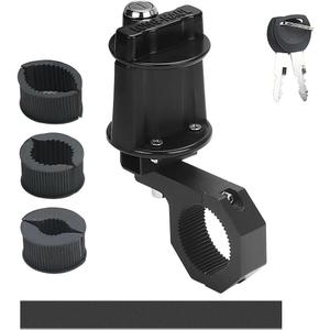 LCGP UTV ATV Gas Tank Holder for 3L 5L Gas Tank Design with Key and Lock Tank Holder Can Be Installed on Mountain Bikes, Motorcycles and Off-Road Vehicles