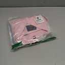 J.VER Men's Dress Shirts Solid Long Sleeve Stretch Wrinkle-Free Formal Shirt Business Casual Button Down Shirts (Pink, M)