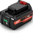 1Pack 8.0Ah High-Capacity Replacement for Black and Decker 20V Lithium ion Battery MAX Compatible with Black & Decker 20 Volt LBXR20 LBXR2020 LBX4020 LB2X4020-OPE LBXR20-OPE Cordless Power Tools