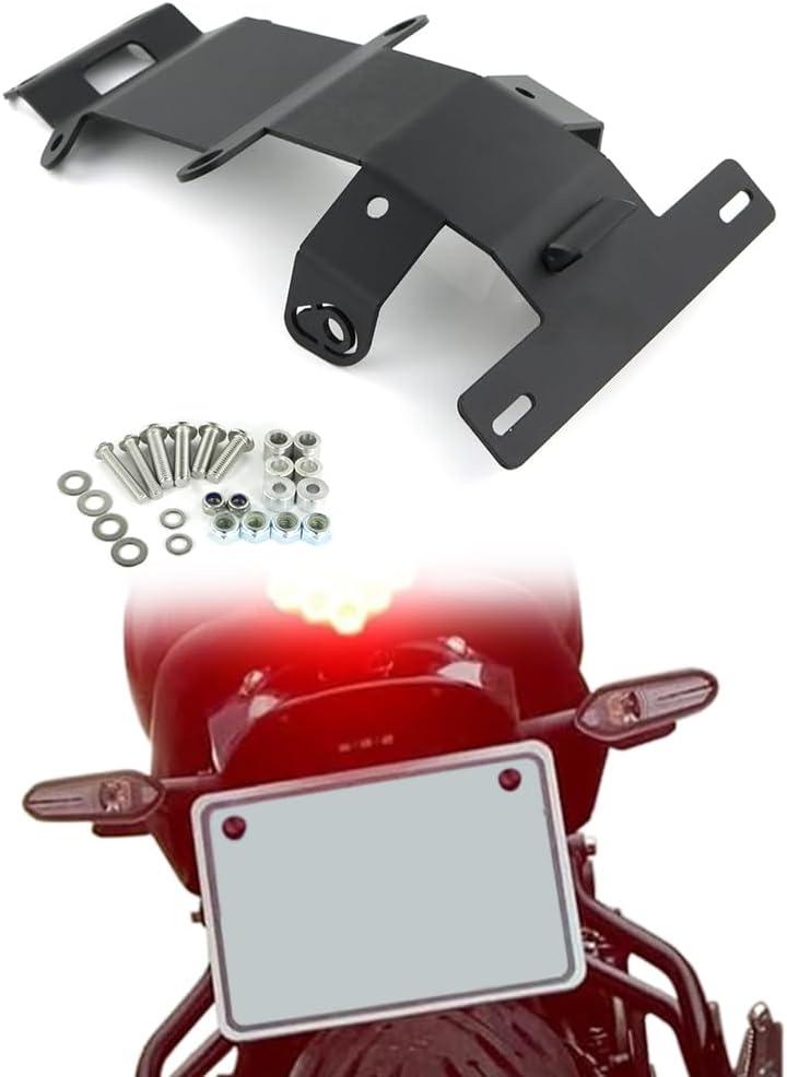 Xitomer Motorcycle Fender Eliminator License Plate Holder, Fit for XSR700 2025 2024 2023 2022 2021 2020 2019 XSR700 2017 2016 2015, Fender Eliminator with LED Light, Compatible with OEM Turn Signal