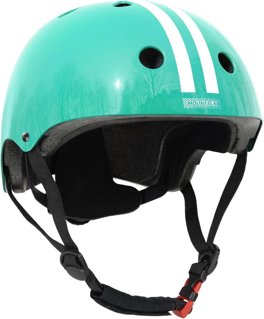 MOUNTALK Kids/Toddler Bike Helmet, Skateboards Helmets for Age 3-5/5-8/8-14 Years Old Junior Boys and Girls Helmet, Adjustable 3 Sizes Cover Children to Adult