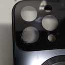 MAKAVO Magnetic for iPhone 13 Pro Max Case, Compatible with MagSafe, Built-in Camera Lens Protector, Logo View, Military Grade Drop Proof Phone Case Cover, Black