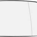 X AUTOHAUX Car Passenger Right Side Rearview Mirror Glass Heated with Backing Plate for BMW X5 2000-2006