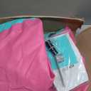 VOFiTNY Gymnastics Tumbling Equipment Air Barrel Inflatable Octagon Tumbler Roller Back-bend Trainer Cheerleading Without Pump (2.6'L x 1.55'D, Pink/Teal No Pump)