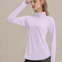 FKEEP Women's Sun Shirts Long Sleeve Athletic Jackets UPF 50+ Top with Thumb Holes Quick Dry for Golf Tennis Hiking (XS)