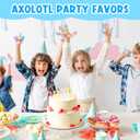 HyDren 48 Pcs Rubber Axolotl Slingshot Sensory Fidget Toy Axolotl Party Favors Party Supplies Stress Relief Toys for School Classroom Exchange Prizes Amphibiously Gifts Decor