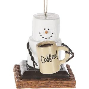 S'Mores Coffee Lover Christmas/ Everyday Ornament