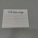 12 Set 5.5 x 4.25 Inches Camp Lined Flat Cards and Envelopes Set Camp Stationery with Envelopes for Boys and Girls Campers(Blue,Classic)