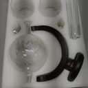 Whiskey Decanter Sets for Men, Whiskey Decanter Globe Set with 2 Etched Globe Whisky Glasses for Bourbon, Cocktails, Scotch decanter Sets - 850ml