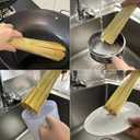 Bamboo Wok Brush 2 Pack  Handmade Natural Scrubbers for Carbon Steel & Cast Iron, 100% Bamboo, No Metal, Eco-Friendly Kitchen Cleaning Brushes for Woks, Pans, Dishes, Teapots(for All Pots)