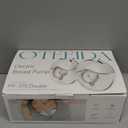 Hands Free Breast Pump Wearable MY-375 - Strong Suction, Low Noise, Wearable Breastfeeding Pump with 4 Mode &12 Levels, Portable Electric Breast Pump 24mm - 19/21/Insert/Flange, 2 Pack (White)