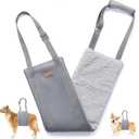 Dog Lift Harness for Small Dogs, Adjustable Dog Sling for Back Legs, Hip Support Harness to Help Lift Dogs Rear for Helps Senior, Injured, Disabled and After ACL Surgery Dogs - Small, Grey