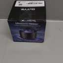 Ultrasonic Retainer Cleaner Machine: 48kHz Rechargeable Cordless Denture Cleaner - Waterproof Ultrasonic Jewelry Cleaner - 200ML Dental Cleaning Pod for Mouth Guard, Aligner (Black)