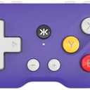 CRKD ATOM - Collectible Keychain Controller for Nintendo Switch, PC, Mac, Mobile and Smart TV (Retro Purple)