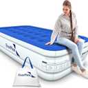 EnerPlex Air Mattress with Built in Pump - Self-Inflating Blow Up Mattress with Neck Support - Inflatable Air Bed for Portable Travel & Home Use (Twin Size (76"L x 38"W x 13"Th))