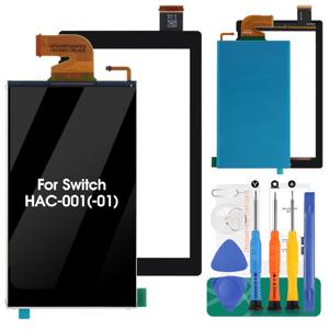 Replacement for Nintendo Switch Screen Replacement HAC-001(-01) LCD Display Panel and V2 Touch Digitizer Screen Panel(V2 HAC-001(-01) Touch+LCD)