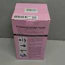 Mannequin Head with Hair 29'' Cosmetology Doll Head for Hair Styling to Practice on Hairdressing Training Braiding Heads with Clamp Holder kit (Pink Blue)