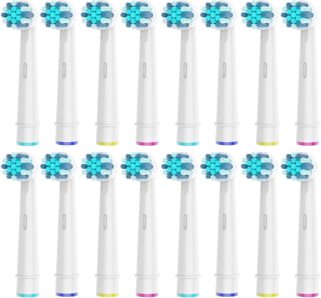 16pcs Kids Replacement Heads Compatible with Braun Oral B Kids Electric Toothbrush, Ultra Soft Bristles