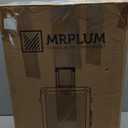 MRPLUM Front Pocket Carry On Luggage, Aluminum Frame PC Hardside Spinner Wheel Suitcase with TSA Lock,Cup Holder,Phone Holder&USB Charging Port,Dark Green(1 Piece)