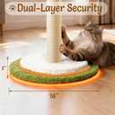 CWV 45" Tall Cat Scratching Post, Cute Starlight Bouquet Scratcher for Indoor Cats & Kittens with Sturdy Base & Natural Sisal Rope