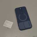 SURITCH for iPhone 15 Pro Max Case with Magnetic Camera Slide Cover and Adjustable Kickstand, Compatible with MagSafe, Shockproof Bumper Case Slim Protective Cover 6.7 Inch, Blue