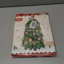 Christmas Santa Claus Balloon -Christmas Balloons Tree 4D Xmas Party Decorations, Self-Standing Balloon inflate with air Mylar Foil Balloons for Party Indoor Decorations