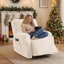 Oversized Recliner Chair Covers,4-Piece Stretch Geometric Strokes Jacquard Reclining Chair Slipcovers,Furniture Protector with Side Pocket,Soft Breathable Couch Cover,Beige