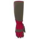 MUD Gauntlet Women's Synthetic Leather Palm with Extended Safety Cuff Garden Gloves (Medium/Large, Purple)