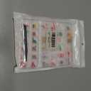 SILPECWEE 3 Boxes 36 Grids 3D Christmas Resin Nail Charms Nail Glitter Sequins Nail Pearls Studs Flat-back Nail Rhinestones Mermaid Beads Nail Jewelry for Acrylic Nails Nail Art Decoration