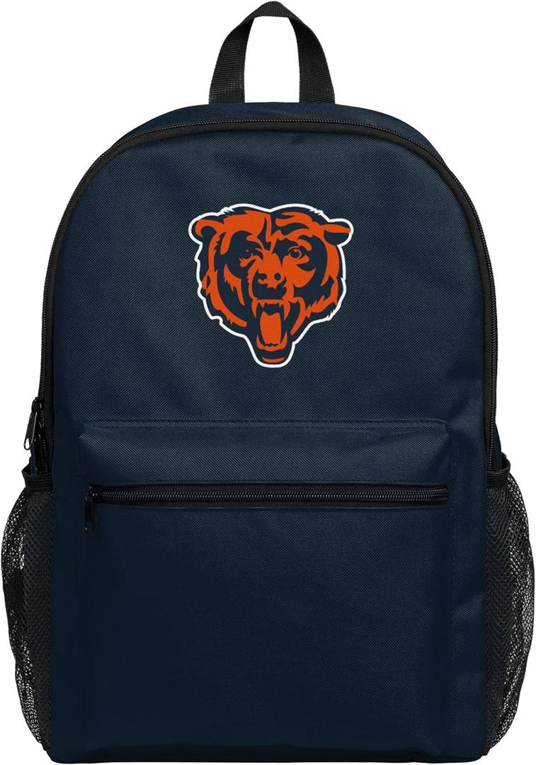 FOCO Chicago Bears NFL Legendary Logo Backpack (One Size, Team Color)