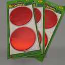 Hy-Ko Products CDRF-3R Nail On Reflector 3 1/4 Diameter Red, 0.5 Ounce (Pack of 6)