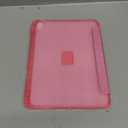 JETech Glitter Case for iPad Air 11-Inch M4/M3/M2 (2026/2025/2024), iPad Air 5/4 (2022/2020 5th/4th) with Pencil Holder, Cute Sparkly Slim Cover for Kids and Girls, Shiny Clear Back Shell (Pink)