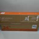 SANSUI 34-Inch Curved Gaming Monitor UWQHD 3440 x 1440 Up to 165Hz Curved 1500R - PIP/PBP, 1ms(MPRT), HDR, 300nits, sRGB 125%, DCI-P3 95%,FreeSync,HDMIx2,DP1.4(Cable Included) (Black)