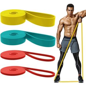 Resistance Bands Set, Pull Up Bands - Workout Bands, Eexercise Bands, Long Resistance Bands Set for Working Out, Fitness, Training, Physical Therapy for Men Women (Multicolor)