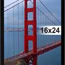 BESCRCL 16x24 Frame Wall Hanging Photo Frame, 16 x 24 Poster FrameBlack, 1 Pack