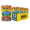 BUSH'S BEST 16 oz Canned Mild Red Chili Beans, Source of Plant Based Protein and Fiber, Low Fat, Gluten Free, (Pack of 12) (EXP 11/11/27)
