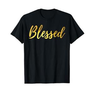 Blessed Gold T-Shirt, 5XL