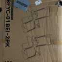 Fitvids Folding Exercise Gymnastics Mat for Tumbling, 10'x4'x2" Gym Workoutt Mat with Carry Handles, Black