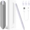 Stylus Pen for iPad 11th&10th Generation,Milikilo Pen with Pencil Holder,Palm Rejection,for Air11&13"(M2/M3), Pad Pro 11"&13"(M4),iPad 6-11th,iPad Pro 11"/12.9 ", iPad Air 3/4/5,Mini 5/6
