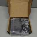 goldenwarm 12 Pack Interior and Exterior Door Hinges, Matte Black Door Hinges 4 inch x 4 inch with 5/8" Radius Corners
